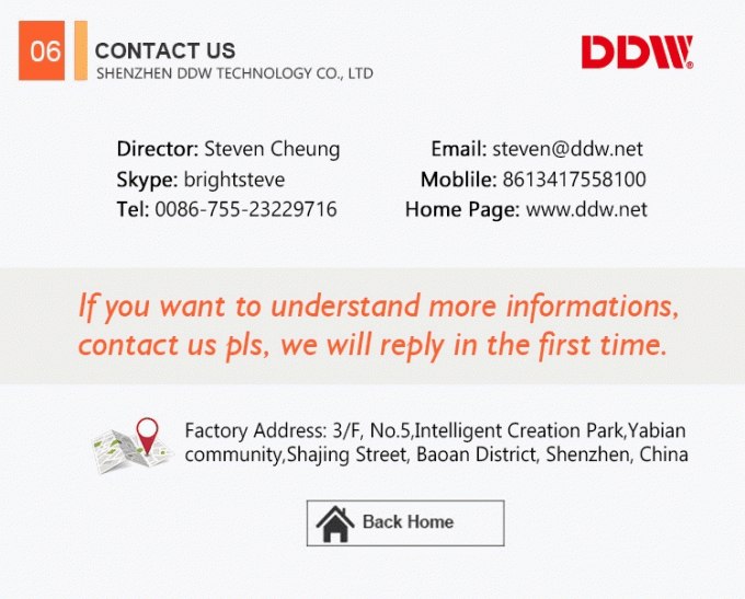SHENZHEN DDW TECHNOLOGY CO.,LTD