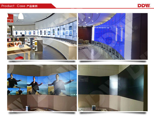 65“ boog Videomuur 500 Neten1080p Hoge Resolutie 3.5mm Snarrow-Vatting ddw-LW650HN11