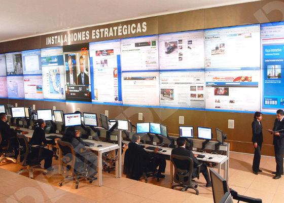 van de de vertoningscontrolekamer van 55 duimlg lcd videomuur 12 het Comité ddw-lw550dun-TKB1 van V TFT