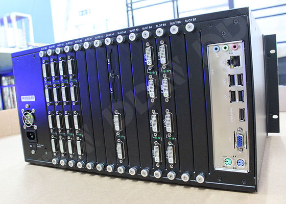 Dubbele video de muurbewerker van de Verbindingsdvi Input 4k, videocontrolemechanisme 144 maximumoutputaantallen ddw-VPH0808 van de muurmatrijs