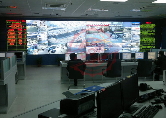 2X3 Controlekamer Videomuur 55“ 3.5mm Samsung Displayhdmi VGA 1080P 700 Neten