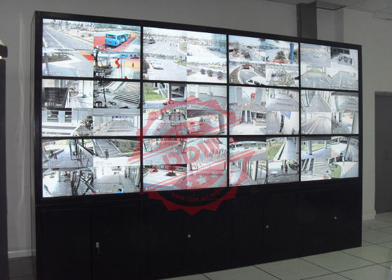 2X3 Controlekamer Videomuur 55“ 3.5mm Samsung Displayhdmi VGA 1080P 700 Neten