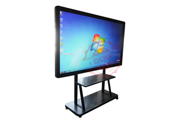 Ingebed in de muur interactieve Digitale Signage van de 10 puntenaanraking Totem, tonen de reclamekiosken schokbestendig