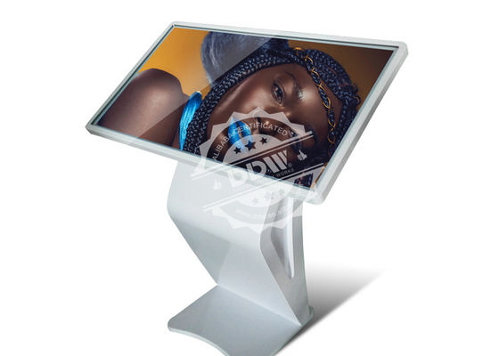 Roterende lcd Digitale Signage van het vertoningstouche screen kiosk 3mm dikte aangemaakt glas