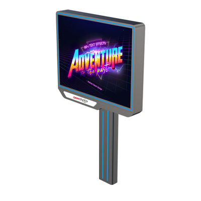 Full Color High-end design p6 staal waterdicht digitaal display buiten led billboards