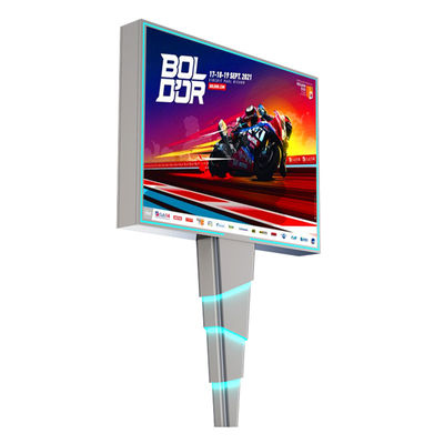 Custom high-end ontwerp 8000nits staal p6 waterdicht IP65 digitaal outdoor led billboard voor reclame