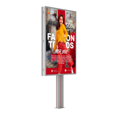 Gemakkelijk te installeren waterdicht IP65 p6 8000nits staal 4G systeem buiten advertentie led billboard met HDMl