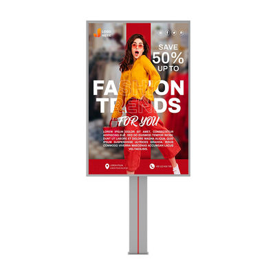 Gemakkelijk te installeren waterdicht IP65 p6 8000nits staal 4G systeem buiten advertentie led billboard met HDMl
