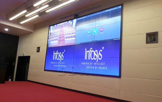 55 duim gebogen video hoge resolutie 3.5mm naadloze vatting gebogen TV 500nits ddw-LW550HN11 van muurlg 1920x1080