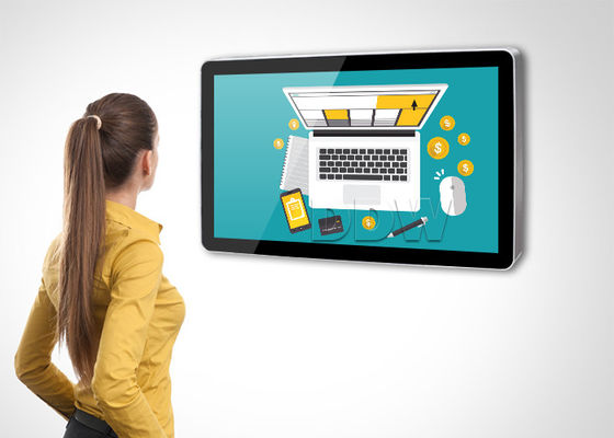 De commerciële muur zette 49 duimlcd de Tribune Alleen Digitale Signage Openlucht1500-2500cd/mxm ddw-AD4901W van de Reclamespeler op