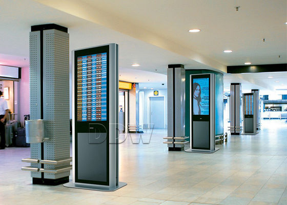 Allen in Één 55 van de het Touche screenkiosk van het duim1920x1080 tweezijdige lcd scherm de Monitor Hoge Definitie 1024x768 ddw-AD5501S van PC