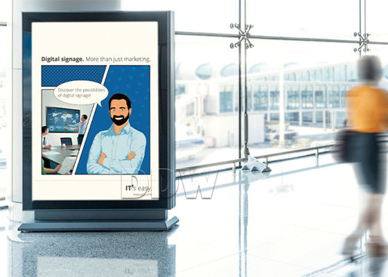 Lcd van de de industrieversie Digitale Signage 1920x1080 ddw-AD8201SN voor Groot Warenhuis