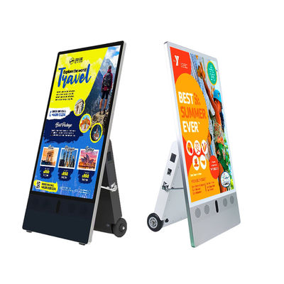 43 inch Outdoor Digital Signage Draagbaar en op batterij aangedreven voor effectieve reclameoplossingen