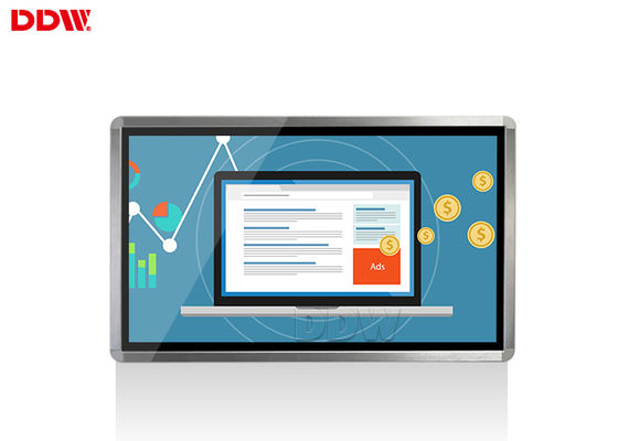 De Lift van FHD Binnenmuur Opgezette het Touche screen Hoge Helderheid van Reclamevertoningen