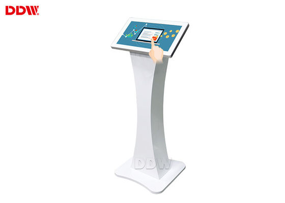 Fabrieks directe verkoop capacitieve multi de aanrakings androïde vloer die van de 19 duim kleine grootte digitale signage touch screenkiosk bevinden zich