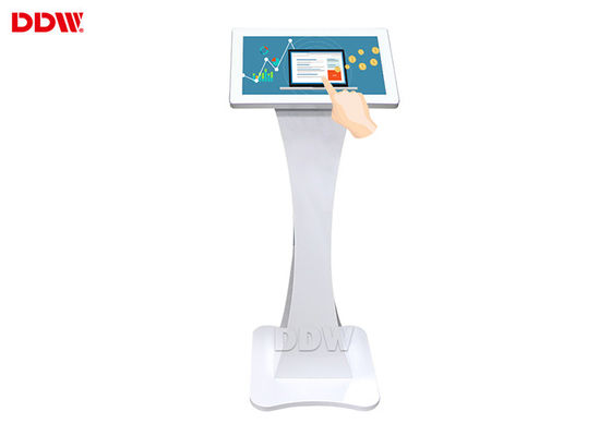 Fabrieks directe verkoop capacitieve multi de aanrakings androïde vloer die van de 19 duim kleine grootte digitale signage touch screenkiosk bevinden zich