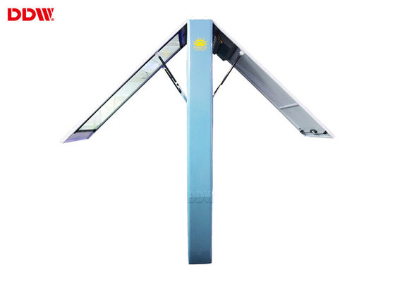 Waterdicht Pure Outdoor Digital Signage Floor Stand Touch Screen 55" 3600 Watt