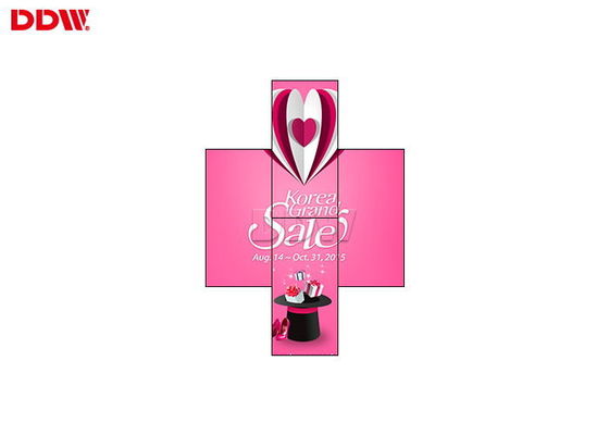 3.5mm Vatting 55“ 1080P 500 Neten Onregelmatige Lcd Videomuur