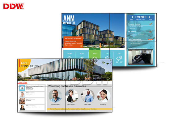 49 het“ Videomuurscherm, het Openlucht Geleide Videoontwerp van het Muur ultra Smalle Kader