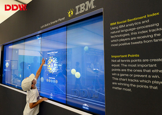 De Interactieve Videomuur van antiglanslg 49 Duim met Daisy Chain Processor 3.5mm