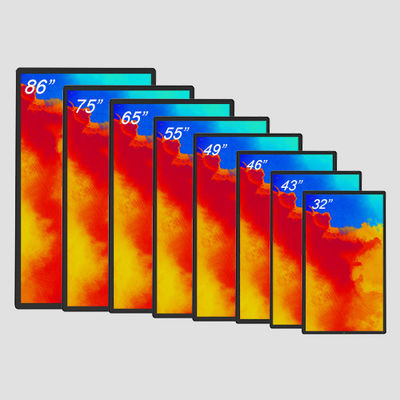 IP66 maak 3500 Neten3840x2160 Lcd Signage het Scherm waterdicht