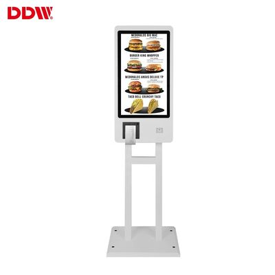 geeft opdracht het snelle voedsel van het 27 duimrestaurant tot allen in één de betaling van de de self - servicemachine van het softwaresysteemontwerp zelf het bestel- kiosk