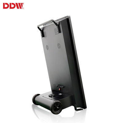 43 inch Buiten draagbare op batterijen aangedreven kiosk Buiten LCD reclame digitale signage display screens