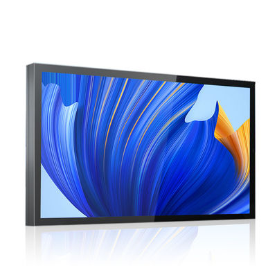 43 duim Openlucht zette Al aluminiummuur Hoge Helderheids Digitale Signage op