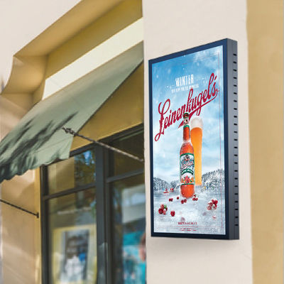 43 duim Openlucht zette Al aluminiummuur Hoge Helderheids Digitale Signage op