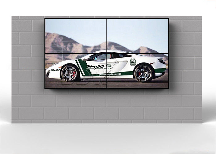 Exhibition Multi Screen Display Wall 46 Inch 500Nits Brightness 3.5mm Bezel Width