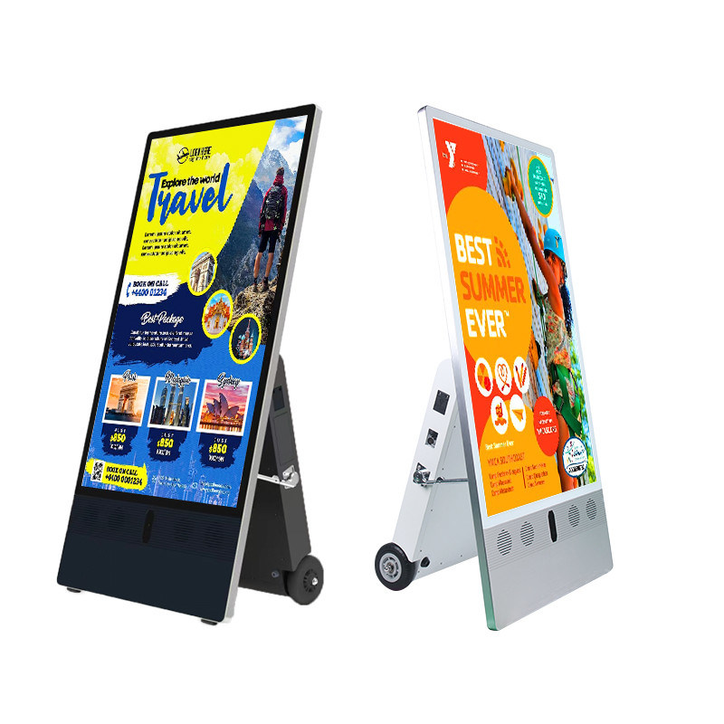 43 inch Outdoor Digital Signage Draagbaar en op batterij aangedreven voor effectieve reclameoplossingen