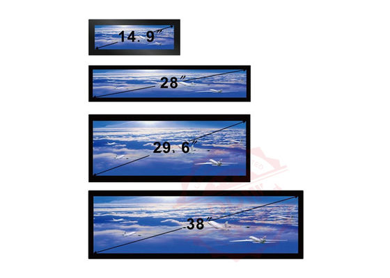 38 Duim Uitgerekte Lcd Vertoning 16/4 1920x1080P FHD ultra Breed Android Os 700 Neten Hdmi VGA