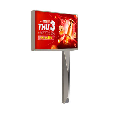 Gemakkelijk te installeren staal digitaal display led scherm buiten P 6 reclame borden