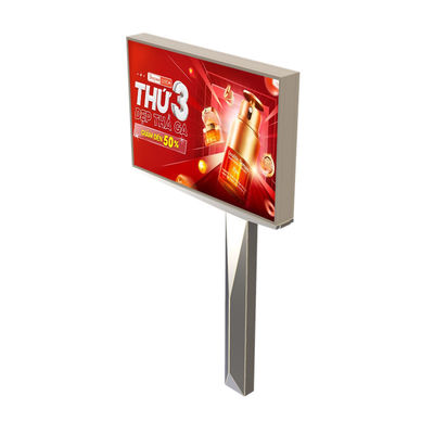 Gemakkelijk te installeren staal digitaal display led scherm buiten P 6 reclame borden