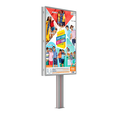 Hoogwaardig ontwerp 8000nits waterdicht IP65 p6 staal outdoor led billboard voor reclame