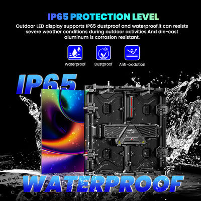 Waterdicht 500x500 volkleurig p3.91 p1.56 P2.604 7680hz paneel binnen- en buitenbeeldmuurscherm