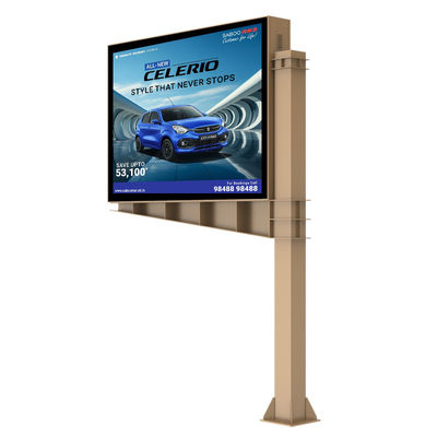 Eenvoudige installatie 8000nits IP65 p6 digitaal display led scherm billboard buiten advertenties