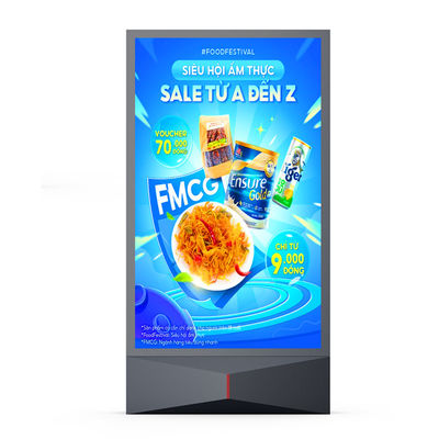 Eenvoudige installatie IP65 waterdicht P4 P5 P6 P8 P10 mupi digitaal led digitaal signage display