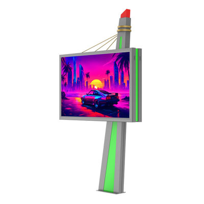 Gemakkelijk te installeren P6 staal 8000nits waterdicht display outdoor reclame led billboard