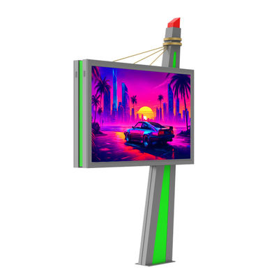 Gemakkelijk te installeren P6 staal 8000nits waterdicht display outdoor reclame led billboard