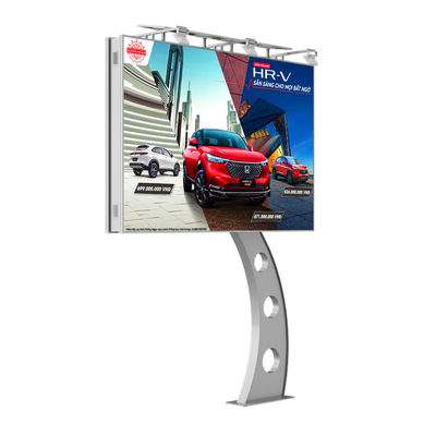 Hoge helderheid 8000nits IP65 p6 led digitaal dubbelzijdig display scherm billboard outdoor reclame led video wall