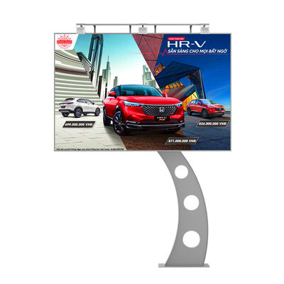 Hoge helderheid 8000nits IP65 p6 led digitaal dubbelzijdig display scherm billboard outdoor reclame led video wall