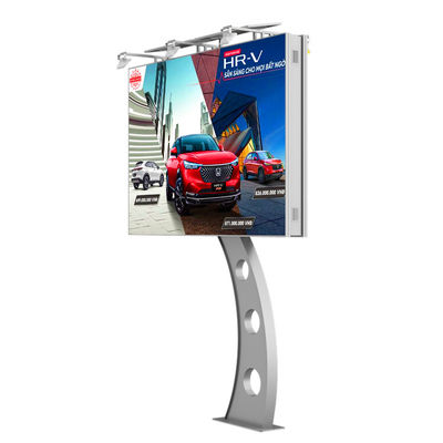 Hoge helderheid 8000nits IP65 p6 led digitaal dubbelzijdig display scherm billboard outdoor reclame led video wall