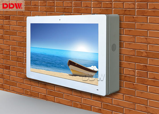 TFT-type tribune alleen Openluchtlcd stofdichte het metaalbijlage ddw-3201W 2500nits 1920x1080 van de vertoningstotem