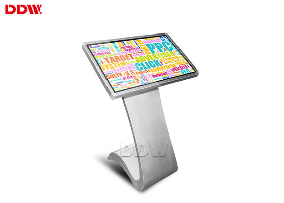 De multimedia Touch screen Digitale Signage H178º/V178º Hoge Resolutie 500cd/m2 ddw-AD6501TK van Fhd van de Totemvertoning