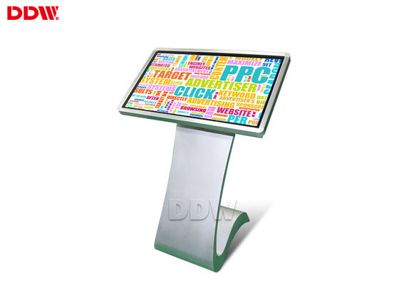 De multimedia Touch screen Digitale Signage H178º/V178º Hoge Resolutie 500cd/m2 ddw-AD6501TK van Fhd van de Totemvertoning