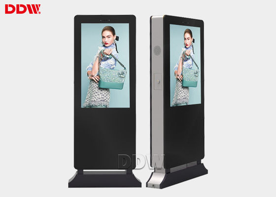2000 Nits 55" vloer staande buiten digitale signage kiosk met ventilator koelsysteem