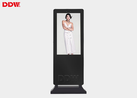 2000 Nits 55" vloer staande buiten digitale signage kiosk met ventilator koelsysteem