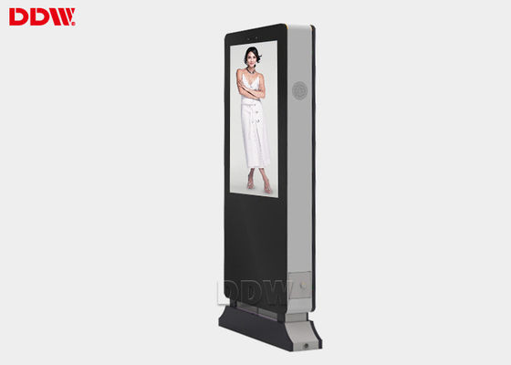 2000 Nits 55" vloer staande buiten digitale signage kiosk met ventilator koelsysteem