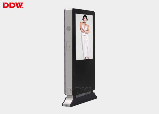 2000 Nits 55" vloer staande buiten digitale signage kiosk met ventilator koelsysteem